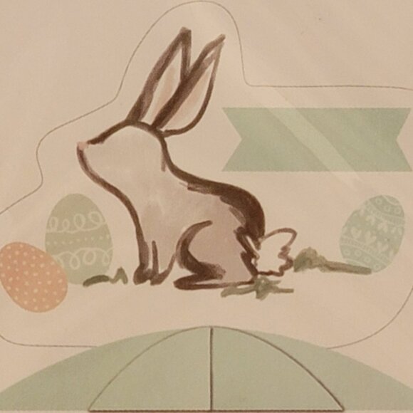 Easter Bunny Place Cards 24 Ct Eggs 3D Standing Party Brunch‎ Breakfast Lunch - Picture 4 of 4